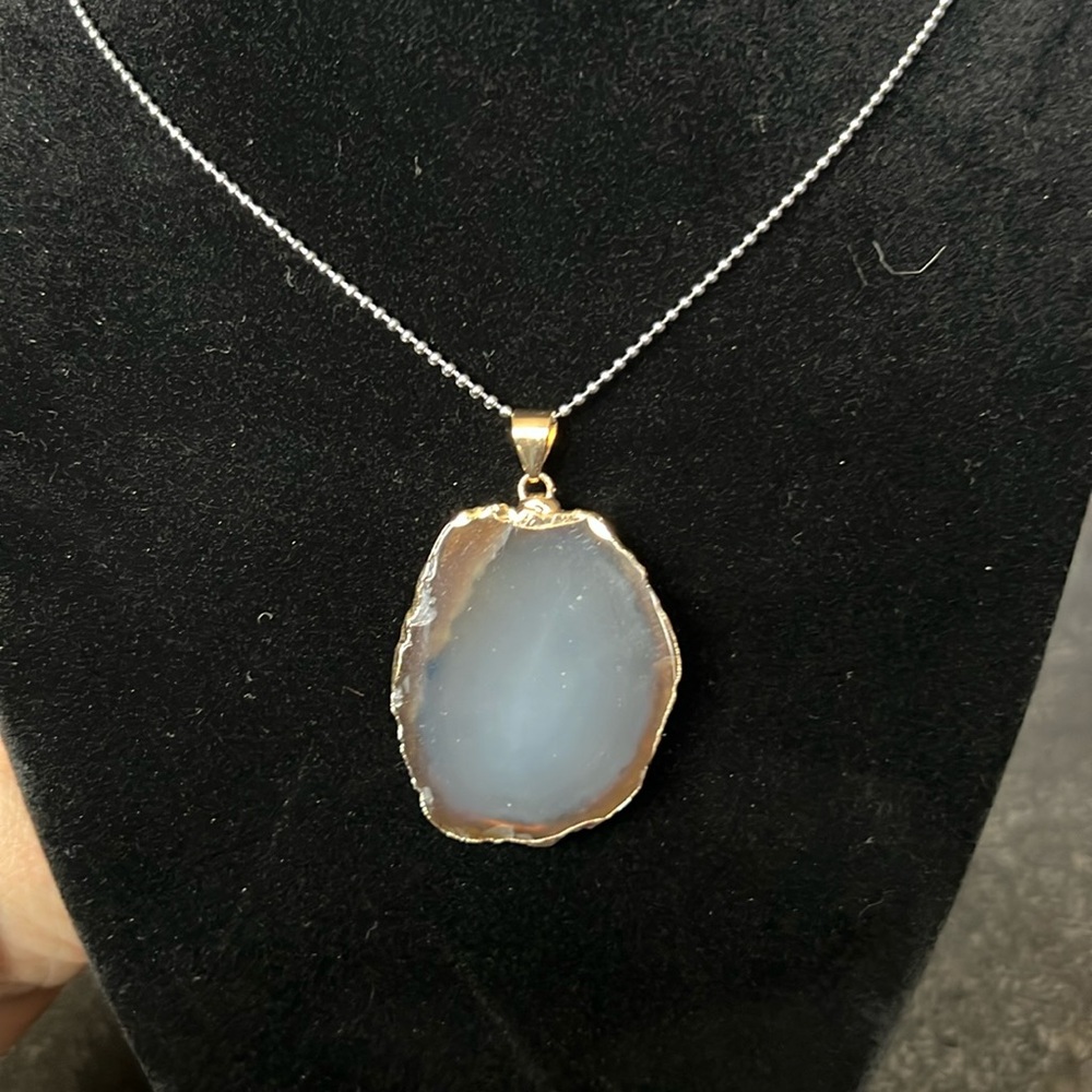 Orca Agate Pendant